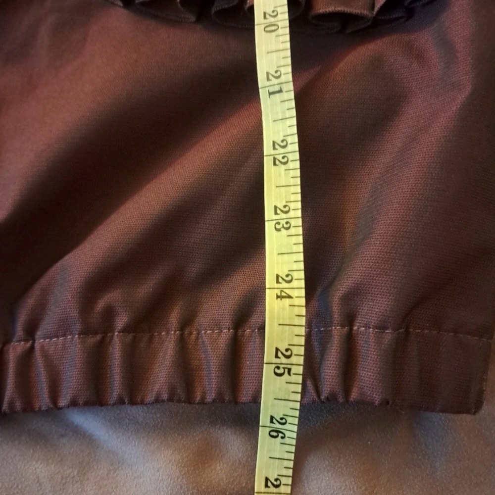 Burgundy Ruffle Jacket - Picture 11 of 11